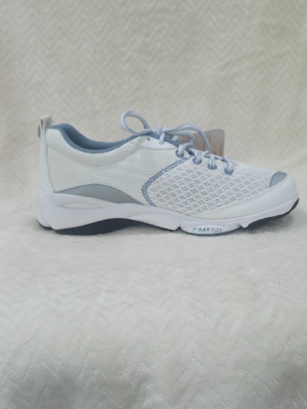 Vionic-Dr. Weil Light Grayish Blue & White Sneaker Style Orthopedic Walking Shoe - Picture 6 of 9